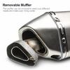 Motorcycle Exhaust Pipe 51MM Universal Muffler Motocross Exhaust Tube For Dirt Bike Motocross Scooter Race Motorbike