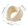 Slow Rebound U-Shaped Neck Pillow Machine-Washable Cover Soft Material Travel Neck Pillow Portable Design With EVA case