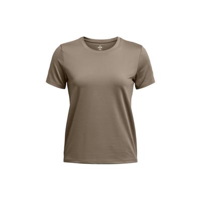 Meridian Solid Crew Neck Short Sleeve T-Shirt Women Tops Linen 1379155-200