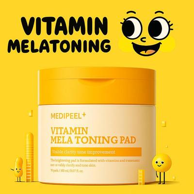 Tampon Tonique Vitamine Mela 2.0 (140ml / 50 pièces)