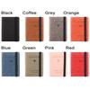 RFID Leather Passport Bag Wallet Multi-function Document Package Portable Travel Ultra-thin Passport Holder