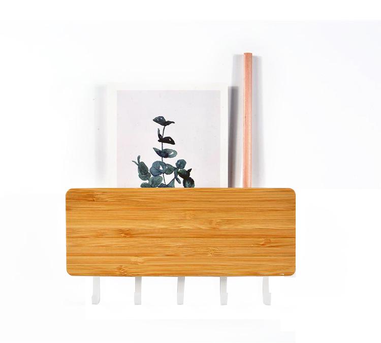 Cuier de perete din lemn masiv japonez pentru intrare