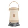 Ergonomic Handle Kitchen Pot Brush for Stainless Steel and Glass Surfaces