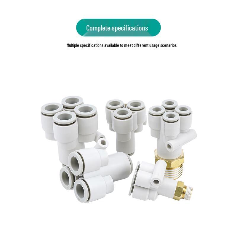 ZONYE Pneumatic Y-Type Four-Way Quick Connector