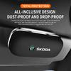 XOWS7 Car Sun Visor Sunglasses Case for Skoda Octavia Fabia Superb Rapid, Eyeglasses Holder Storage Box Auto Interior Accessories