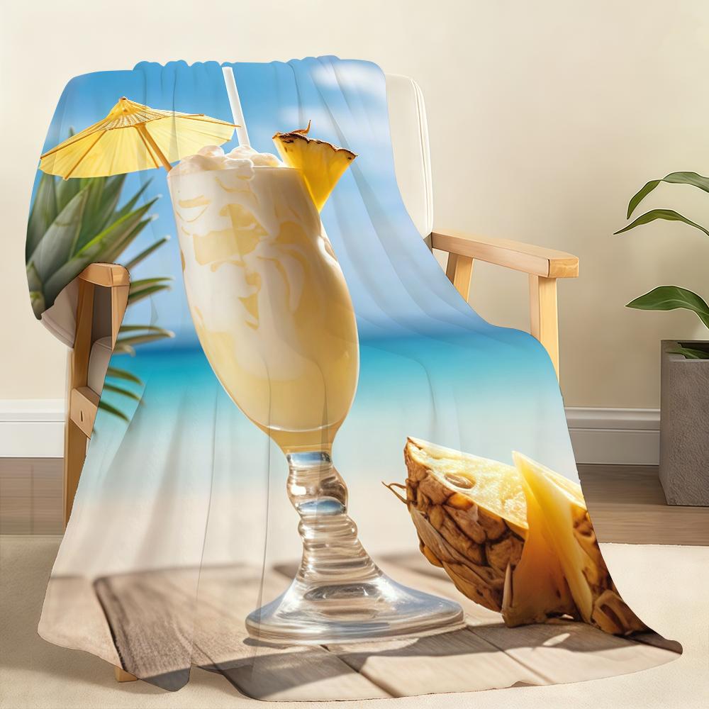 Summer Roostertail Blanket Soft Throw Blanket for Home Bedroom Bed Sofa Picnic Travel Office Rest Cover Blanket Gift