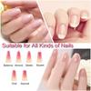 5Pcs Professional Gradient Glass Nail Files Strip Double-Sided Sanding Buffer Grinding Polishing Nailfile Manicure Tools