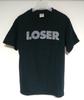 Sub Pop Loser Printed T-Shirt Vintage Black X Silver Size S No.yo1402