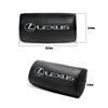 EZQZ3 Car Seat Headrest Neck Pillow PU Leather For Lexus FSPORT LBX NX RX 350h 450h ES UX 300e GS GX IS LS LX CT LC RC GX460 Ct200h