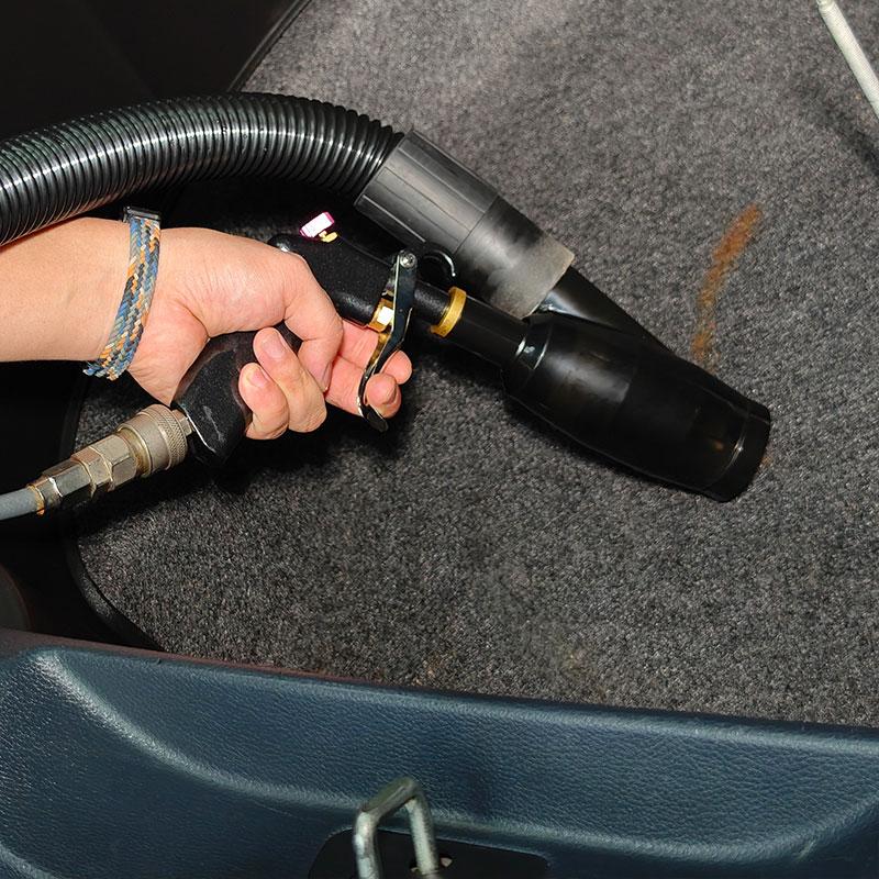 Pneumatyczny pistolet do dmuchania i zasysania wnętrza samochodu, SW-T007 Pneumatyczne narzędzie 2 w 1 do odkurzania i przedmuchiwania powietrzem do zwijarki węża powietrznego