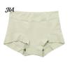 Tummy Control Underwear Women High Waist Boyshorts, Full Coverage Seamless Boxer Mid Rise Briefs Panties, Solid Color Stretch Breathable Comfortable