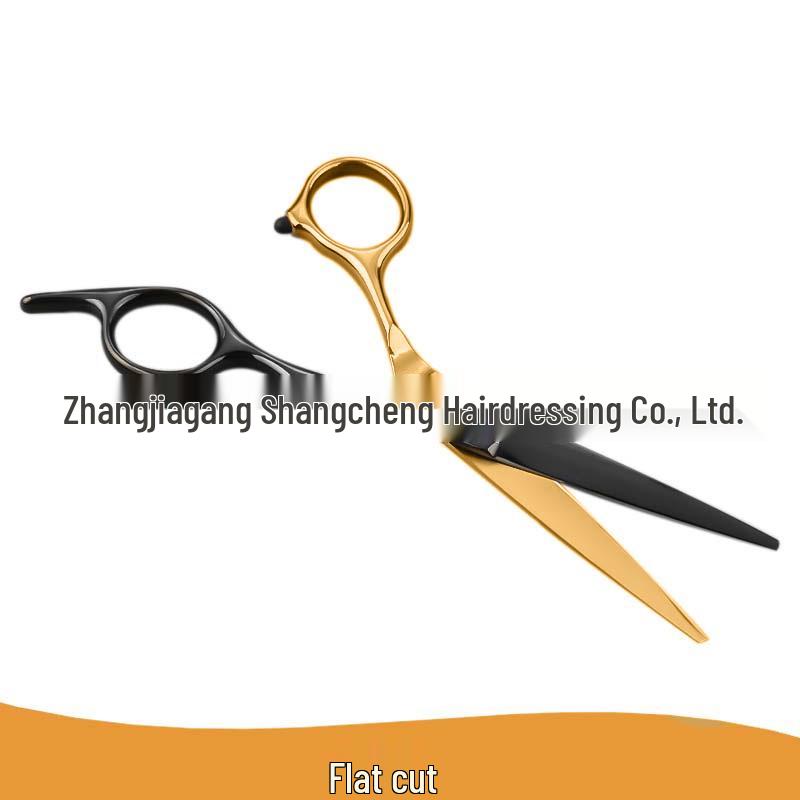 Professionelles Friseur-Barbier-Scherenset: Flache Schneide- & Ausdünnschere für den Heimgebrauch