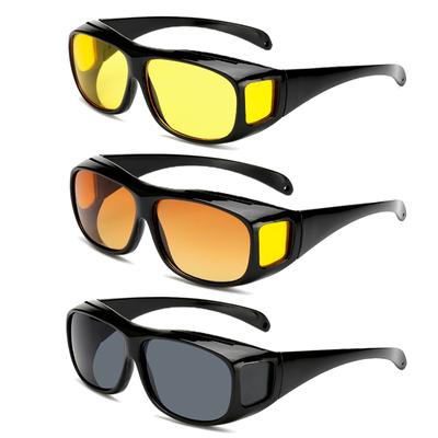 Night Driving Vision Eyeglass Polarized Fashion Sunglasses Anti-glare Yellow Lens Driving Multifunction Night Vision Eyeglass