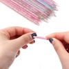 50 st Crystal Stick Nail Art Nagelbandstryckare Återanvändbar Dubbla End Remover Nagelband Återväxt Pedikyr Naglar Manikyr Verktyg