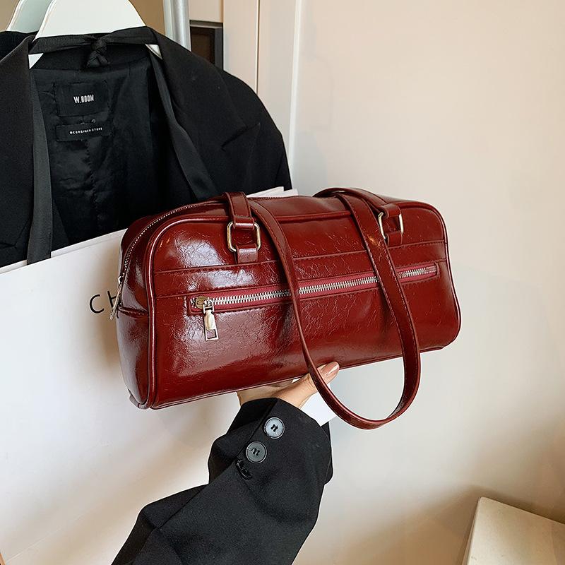 Tasche Damen Neue Modische Tragbare Großraum Pendler Schultertasche