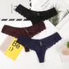 Sexy Panties Lace Underwear Women's T-pants Low Waist Large Size Traceless Lace Thong