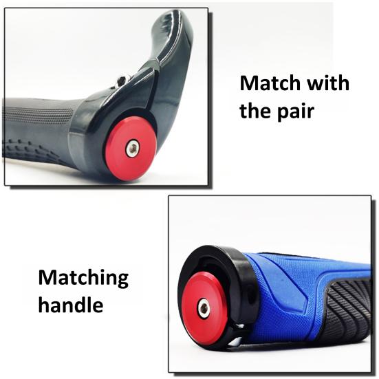 2 buc. Aliaj Aluminiu Ușor Rezistent la Rugină Rezistent la Uzură Dopuri Capăt Ghidon pentru Bicicletă de Șosea