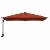 Garden Sun Umbrella Terracotta 248.5 X 247.5 X 160 Cm