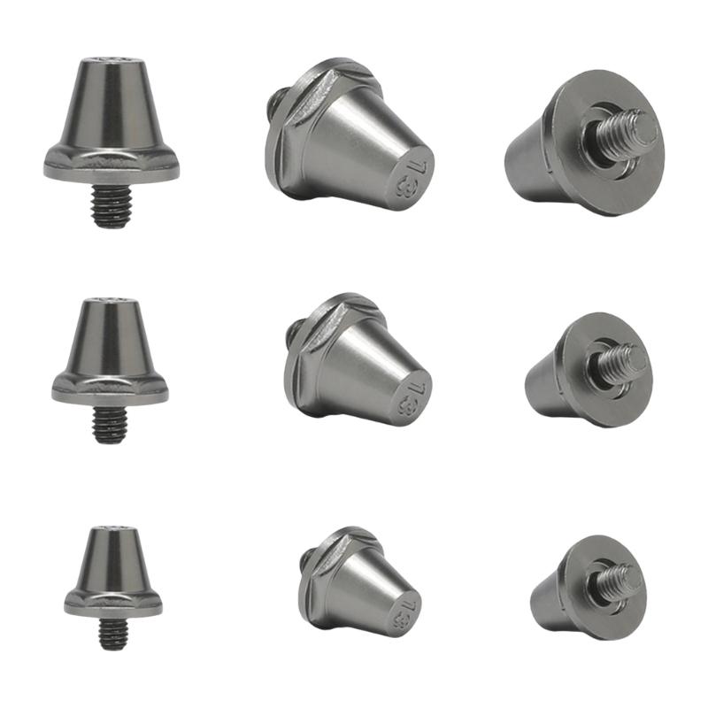 12 шт. Шипи для футбольних бутс Алюмінієві шипи для футбольних взуття Запасні шипи для футбольних бутс Аксесуари для футбольних бутс