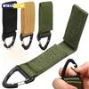 1 Stuk Tactische Hangende Sleutelhaak Clip Klem Gesp Nylon Band Molle Riem Karabijnhaak Buitenband Klimaccessoires