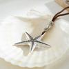Starfish pendant fleece rope necklace women's spring and summer retro fashion personality hip-hop style photo accessories necklace