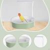 Parrot Bathtub Automatic Bird Bath with Pump Parakeet Birdcage Garden Indoor Swimming Pool Toy