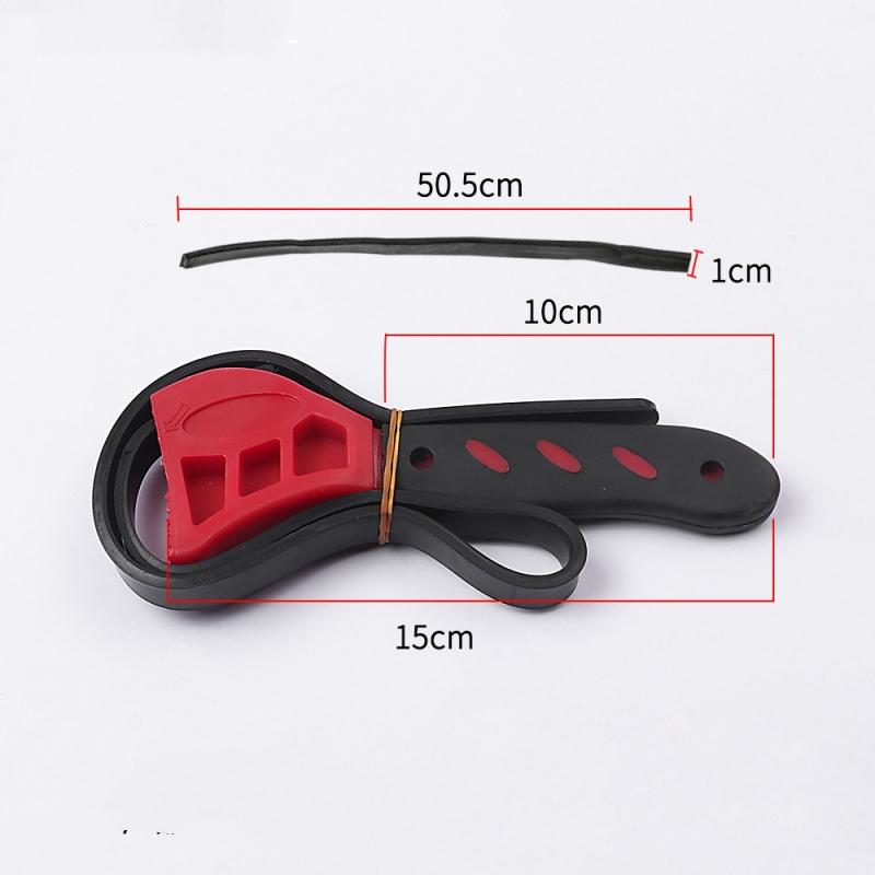 Belt Wrench Oil Filter Puller Strap Spanner Chain Wrench Strap Opener Adjustable Strap Opener Cartridge Disassembly Tool