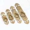 2 Pieces of Chinese Antique Furniture, Brass Surface Mounted Bookcase, Wardrobe, Cabinet Handle, Cabinet Door Hardware Handle
