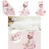 Realistic 16" Soft Silicone Reborn Doll With Handmade Details And Lifelike Blue Eyes