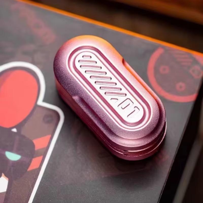 Mini 3-Layer Direct Push Runway Push Card Pop Coin Metal Fingertip Gyroscope Decompression Toy Decompression Artifact