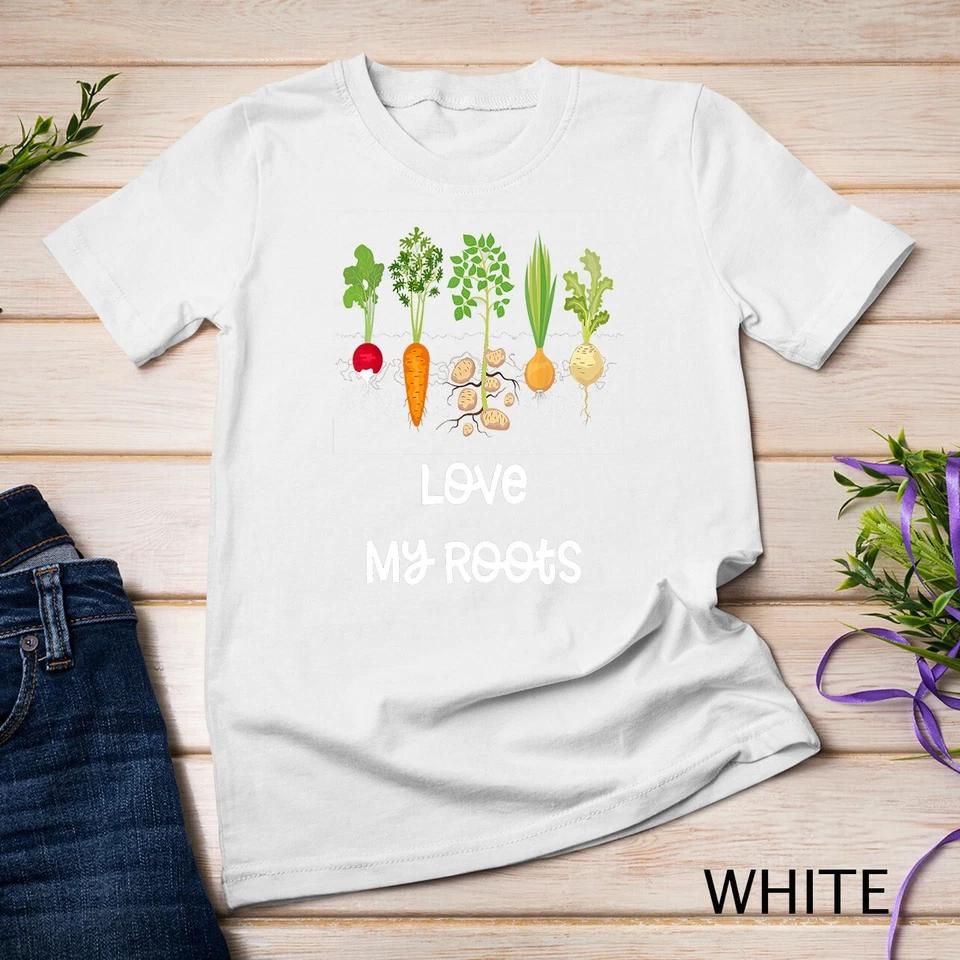 Root Vegetables Gardening, Cute Garden Tee Shirt Gift, 3Dk Unisex T-shirt 13 XL