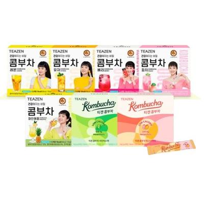 Jungkook Teazen Kombucha dei BTS 8 gusti 5 g 30 bastoncini per scatola