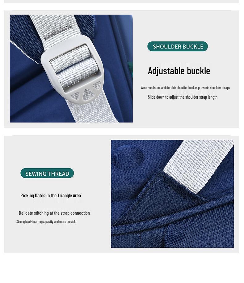 Leichter, wasserdichter Grundschulrucksack im britischen Stil für Jungen & Mädchen (Klassen 1-6)