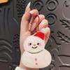 Cute Stars Plush Christmas Keychain Girls Fluffy Soft Cute Backpack Bag Pendant Practical Key Chain Charms Keyrings Gifts