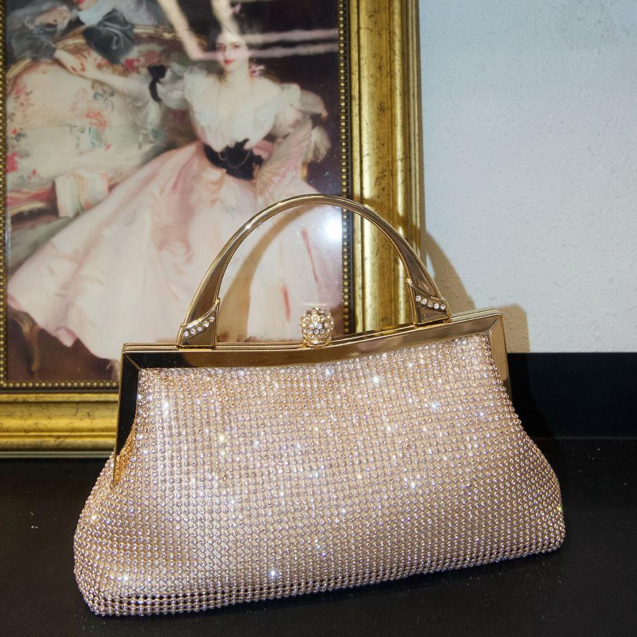 

creativity, foreign style small bag, versatile clip chain, diamond-encrusted messenger bag, dinner bag.