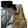 American Style Men's Casual Baseball Jacket - PU Leather, Thick Cotton Padded