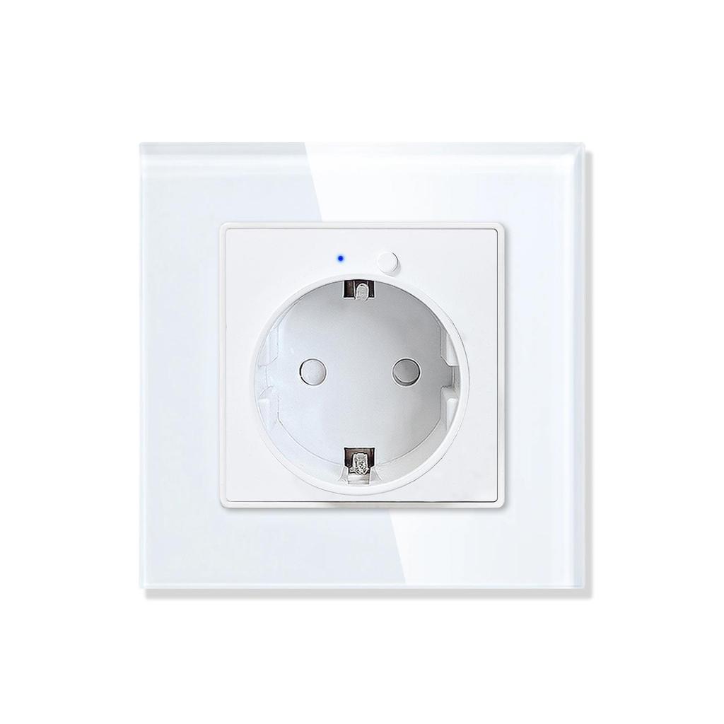 European Standard Smart WiFi Socket with APP Remote, Voice Control, Timer & Power Monitoring