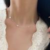 New 925 Sterling Silver Classic Multiple Flower Combinations Choker Necklace For Girl Neck Women Wedding Party Gift Fine Jewelry