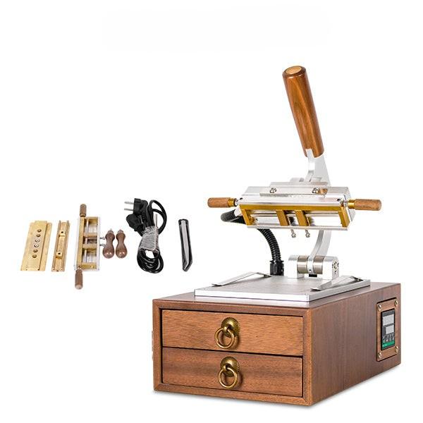 

ZONESUN WT-90XT Wooden stamp Digital PVC Card Book Leather Paper Wood Custom Logo Embossing Hot Foil Stamping Machine 220 volts Standard Machine