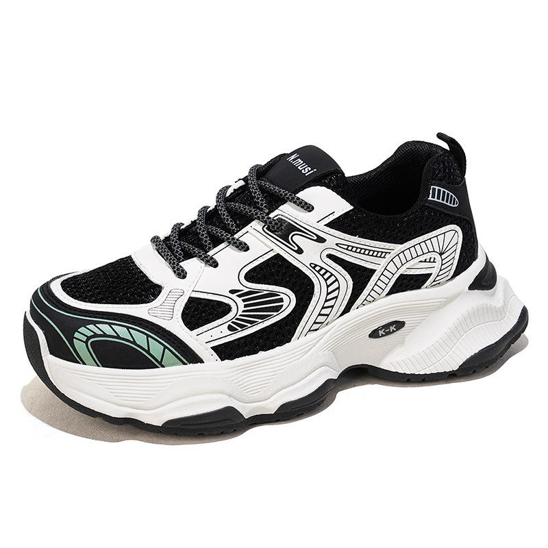 New Women's Shoes - Breathable Shoes, Versatile, Thick-soled, Heightening, Sports Shoes, Casual Shoes Devotion