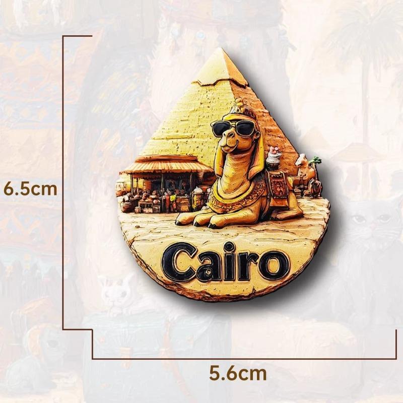 Egypt Travelling Fridge Magnets Cairo Tourism Souvenirs Fridge Stickers Home Decor Wedding Gifts Magnetic Stickers