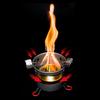ALOCS Camping Outdoor Spirit Alcohol Burner Camping Stove Alcohol Stove Bracket Support Set