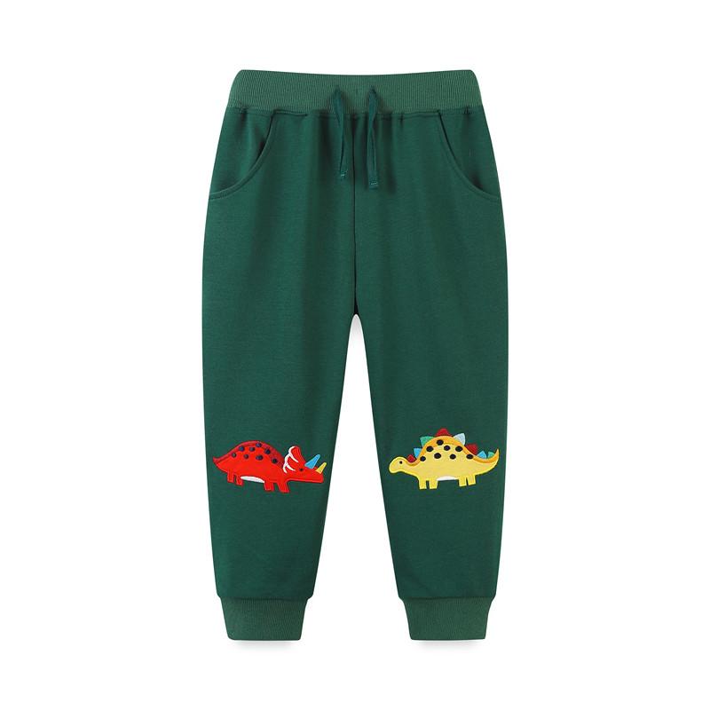 Jumping Meters 2-7T Dragon Boys Sweatpants Animals Girls Pants Full Length Children's Clothes Drawstring Kids Trousers