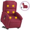 VidaXL Electric Massage Recliner, Relaxation Chair with Adjustable Backrest and Footrest, Seat of 3204338