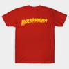 Asian Size Cotton Unisex Tshirt Print T-shirt Hulkamania Yellow Retro Vintage T-shirt No-Cut Print Regular Fit