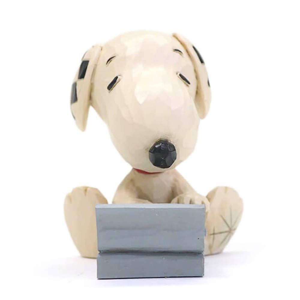 enesco Enesco Peanuts by Jim Shore Snoopy Typing Miniature 3 Multicolor Figurine, Inch,