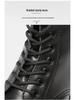 Men's Large-Size European Style Two-Layer Cowhide Martin Boots for Workwear and Casual Wear