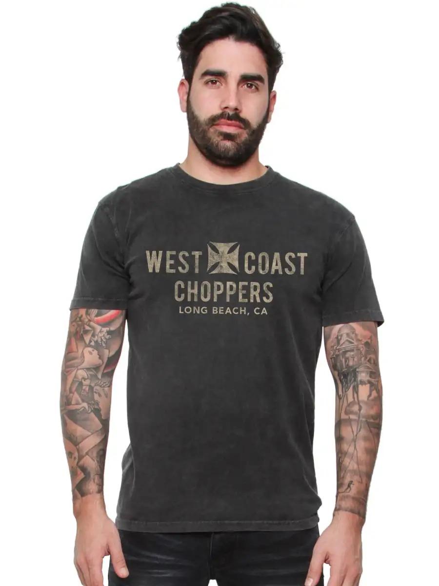 

Повсякденна футболка з коротким рукавом у стилі American Retro West Coast Iron Cross від West Coast Choppers M