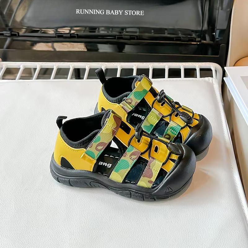 Children Upstream Shoes Summer New Boy's Anti-slip Quick-drying Anti-collision Sandals Girls Fashion Outdoor Wading Shoes I03121