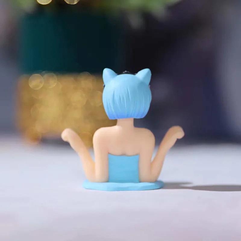 Cute Chest Shaking Girls Car Ornaments Cartoon Kawaii Car Dashboard Accessories Boutique Pink Anime Car Accessories Interior